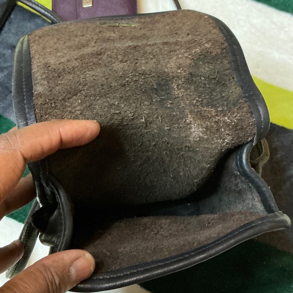 Vintage Coach Black Leather Messenger Bag - Picture 4 of 14